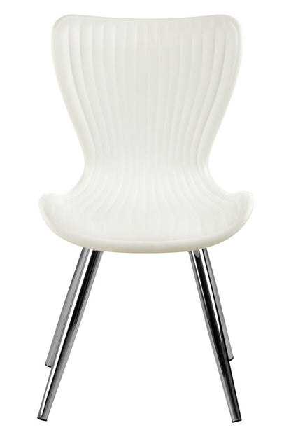 Stockholm White  Textured Dining Chair