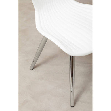 Stockholm White  Textured Dining Chair