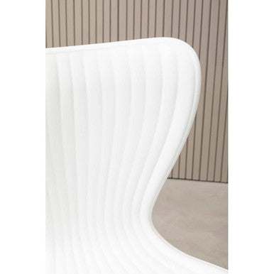 Stockholm White  Textured Dining Chair