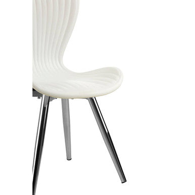 Stockholm White  Textured Dining Chair