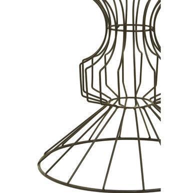 Yaxi Black Finish Frame Table