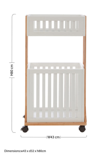 Nostra 2 Tier Storage Trolley