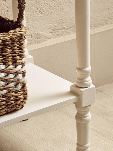 Heritage 3 Drawers White Console Table