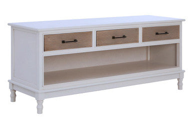Heritage 3 Drawer White Cabinet