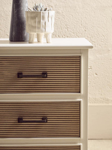 Heritage White 3 Drawer Chest