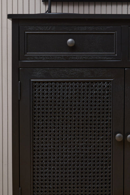 Heritage Black Wooden Sideboard