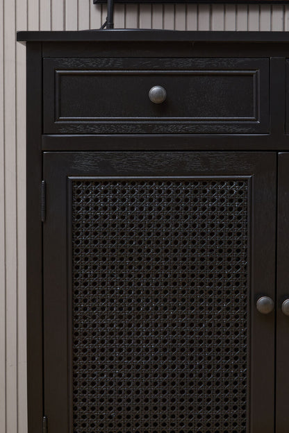 Heritage Black Wooden Sideboard