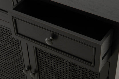 Heritage Black Wooden Sideboard