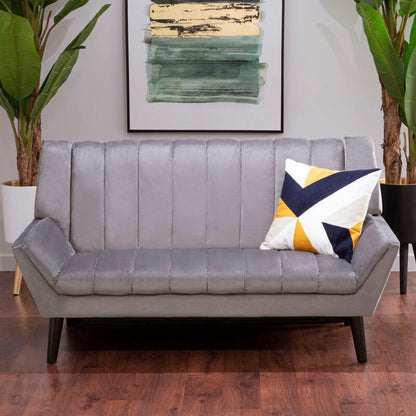 Savina 2 Seat Grey Sofa