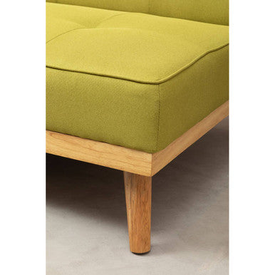 Stockholm 3 Seat Green Sofa Bed