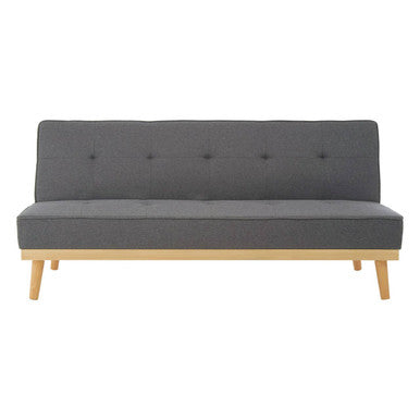 Stockholm 3 Seat Grey Sofa Bed