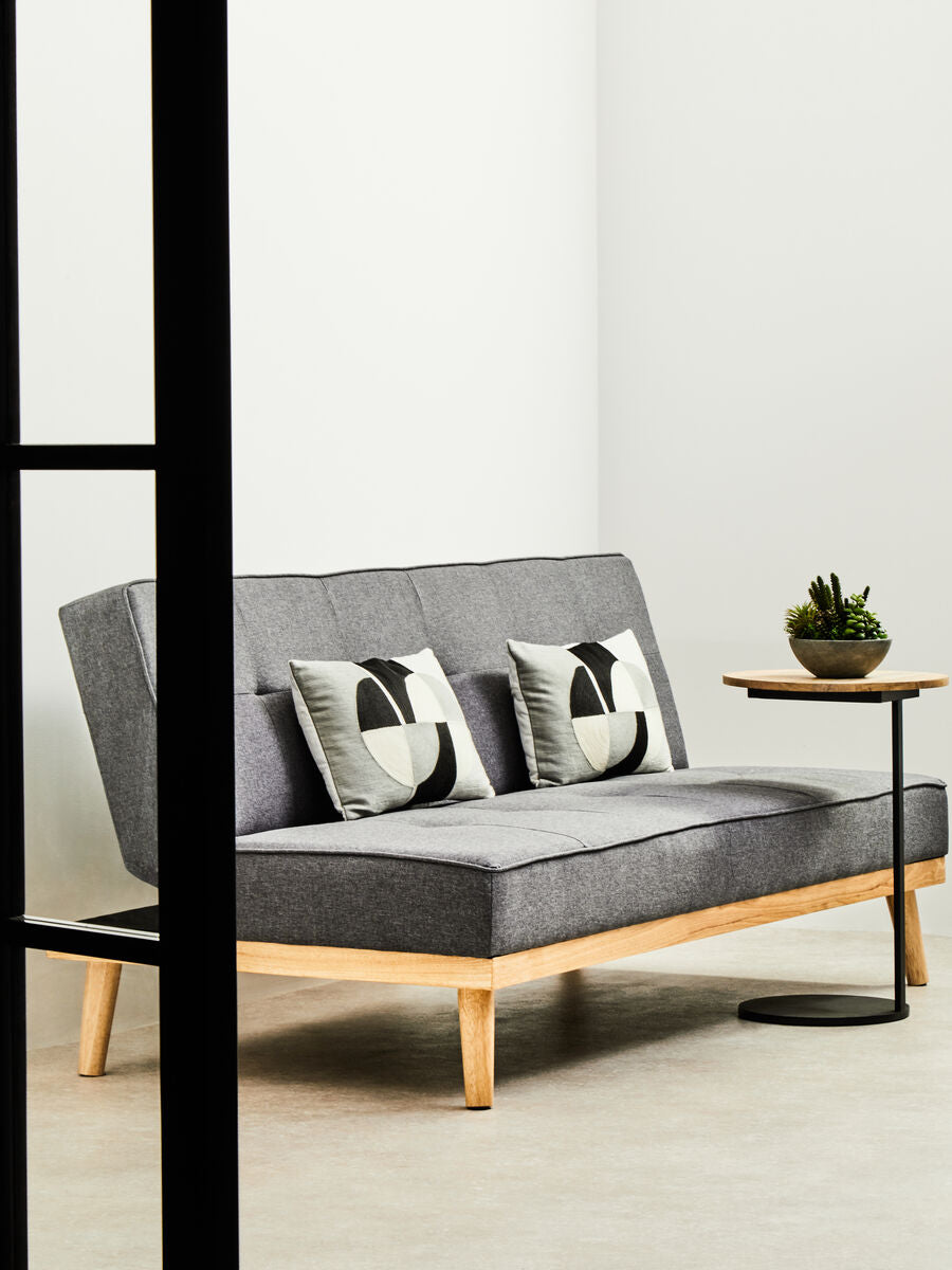 Stockholm 3 Seat Grey Sofa Bed