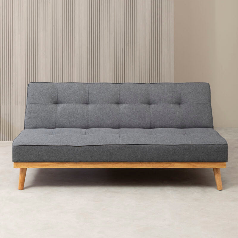 Stockholm 3 Seat Grey Sofa Bed