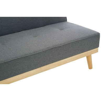 Stockholm 3 Seat Grey Sofa Bed