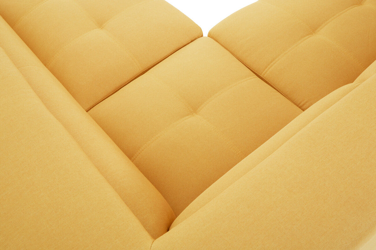 Hanover Ochre Linen Corner Sofa