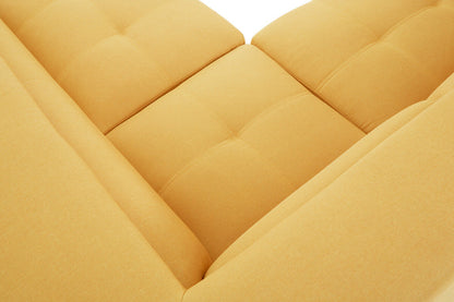 Hanover Ochre Linen Corner Sofa