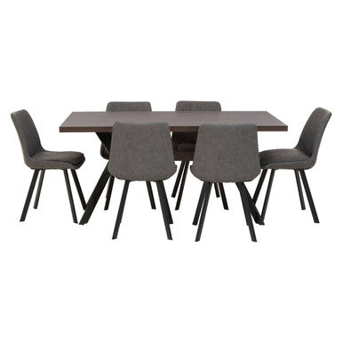 Westford Rectangle Dining Table With 6 Chairs Set