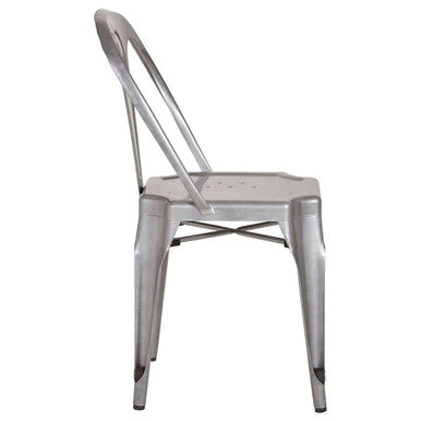 Grange Grey Metal Chair