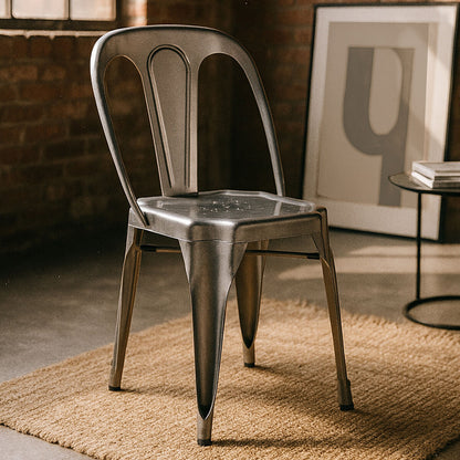 Grange Grey Metal Chair