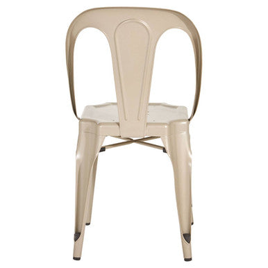 Grange Champagne Finish Metal Chair