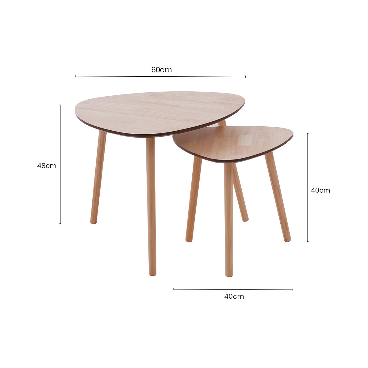 Rostok Set of 2 Nesting Tables