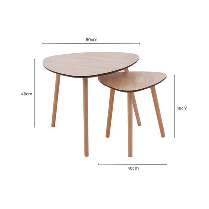 Rostok Set of 2 Nesting Tables