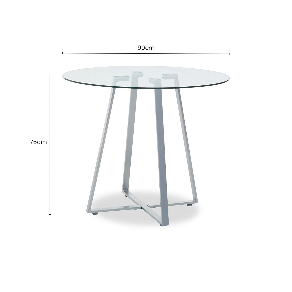 Metropolitan Glass Dining Table