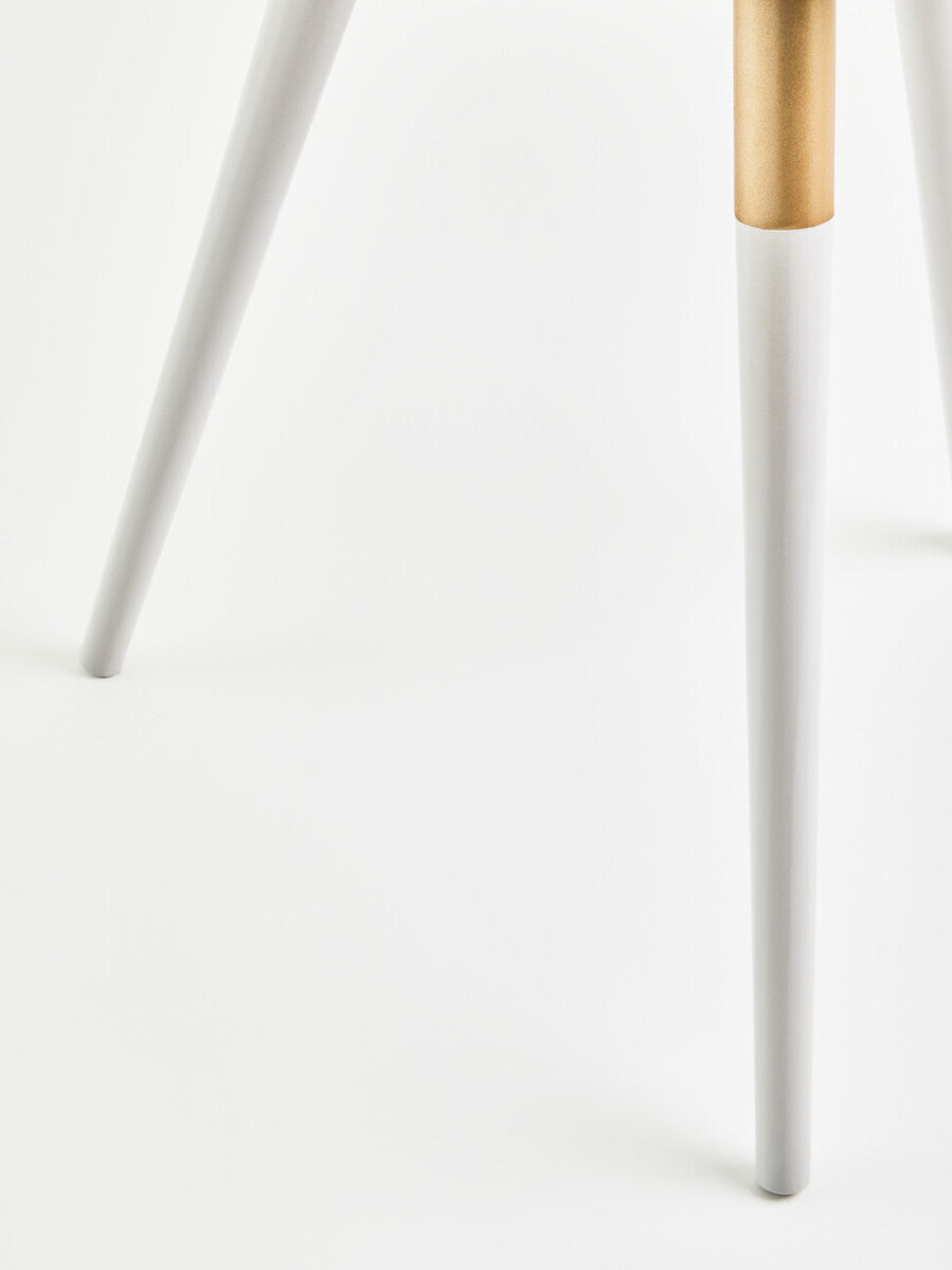 Nostra Light Grey Side Table