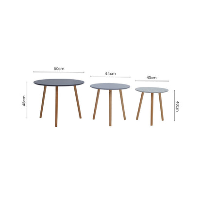 Nostra Set Of 3 Round Tables