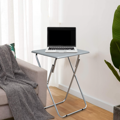 Bernie Folding Table With Grey Top