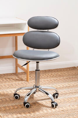 Grey Pu Home Office Chair | Fran