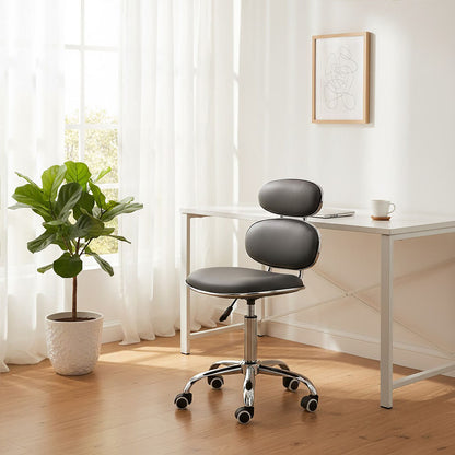 Grey Pu Home Office Chair | Fran