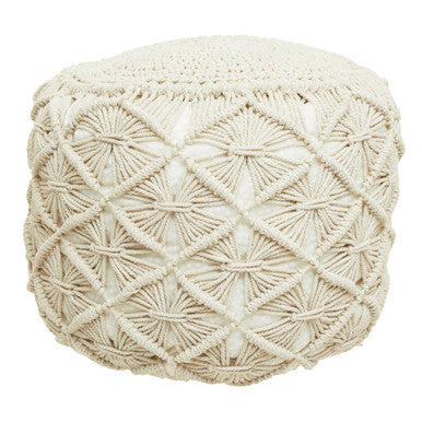 West Village Knitted Pouffe