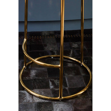Manhattan Green Velvet Bar Stool