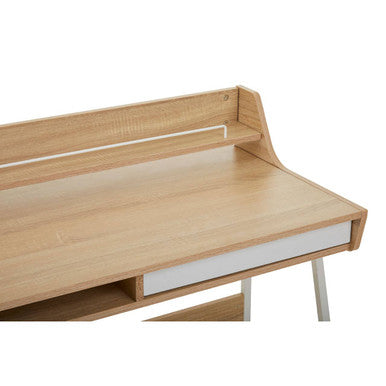 Bradbury Natural Oak Veneer Desk