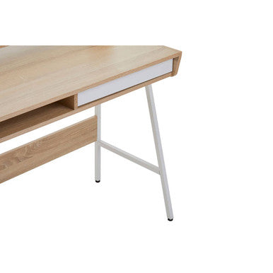 Bradbury Natural Oak Veneer Desk