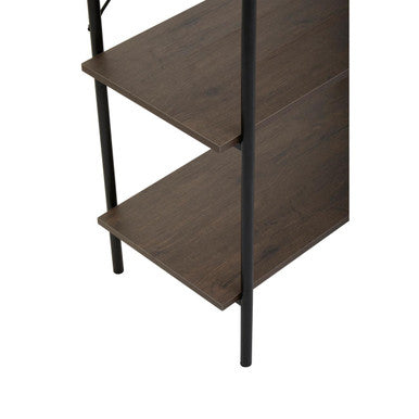 Bradbury Five Tier Dark Oak Shelf Unit