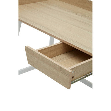 Bradbury Natural Oak One Drawer Desk