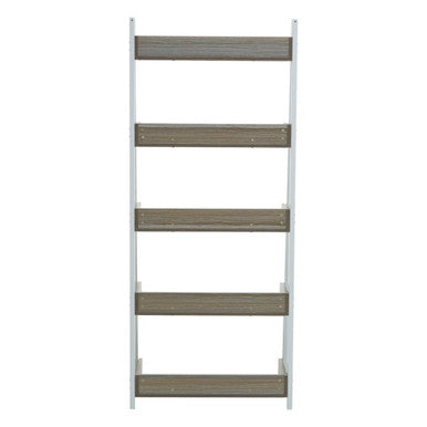 Bradbury Five Tier Oak Effect Shelf Unit