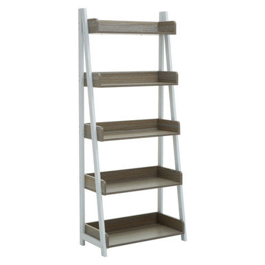 Bradbury Five Tier Oak Effect Shelf Unit