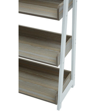 Bradbury Five Tier Oak Effect Shelf Unit
