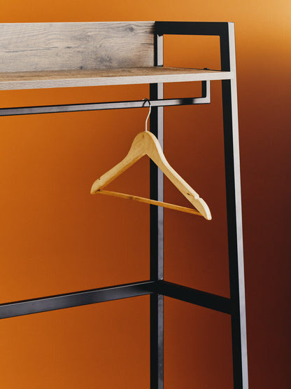Bradbury Dark Oak Effect Open Wardrobe