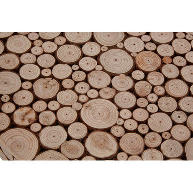 Lacuna Fir Wood Round Side Table