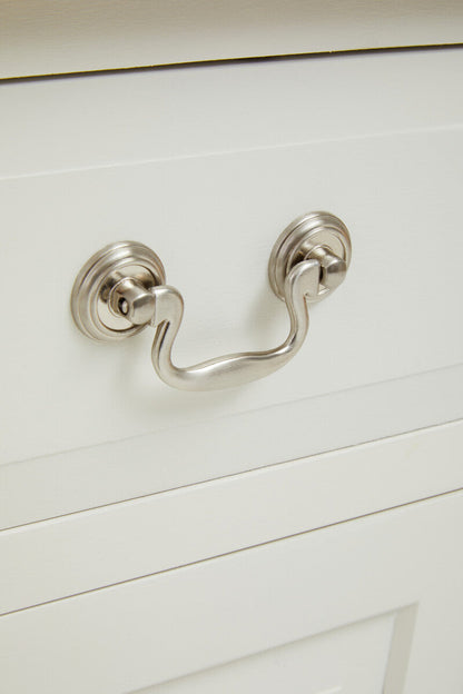 Heritage 2 Drawer White Sideboard