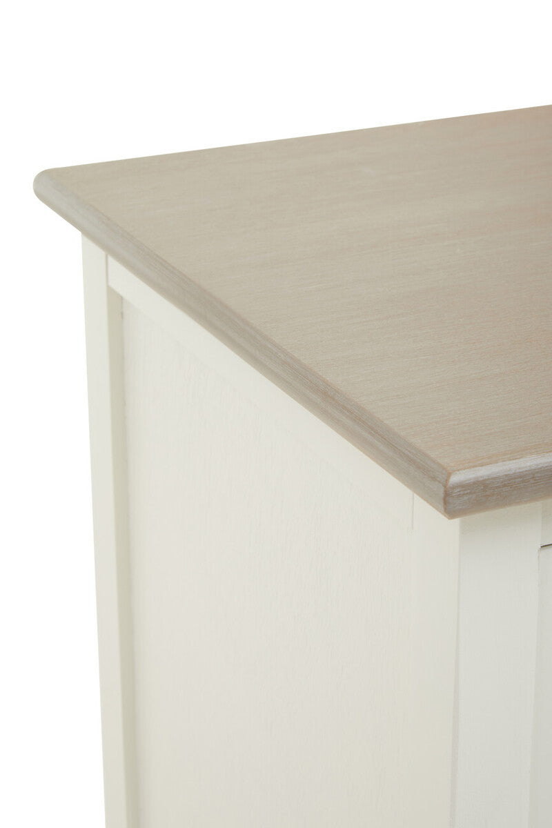 Heritage 2 Drawer White Sideboard