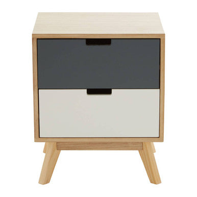 Watson 2 Drawer Bedside Table