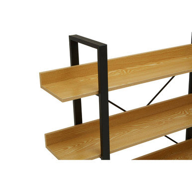 Laxton 3 Tier Light Oak Effect Shelving Unit