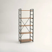 Laxton 5 Tier Red Pomelo Shelf Unit
