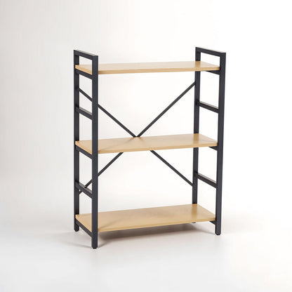 Laxton 3 Tier Light Oak Effect Shelf Unit