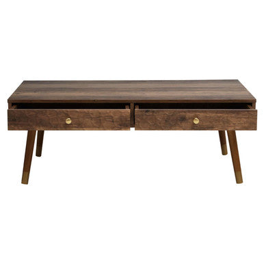Frida Wood Veneer Coffee Table with 2 Drawers